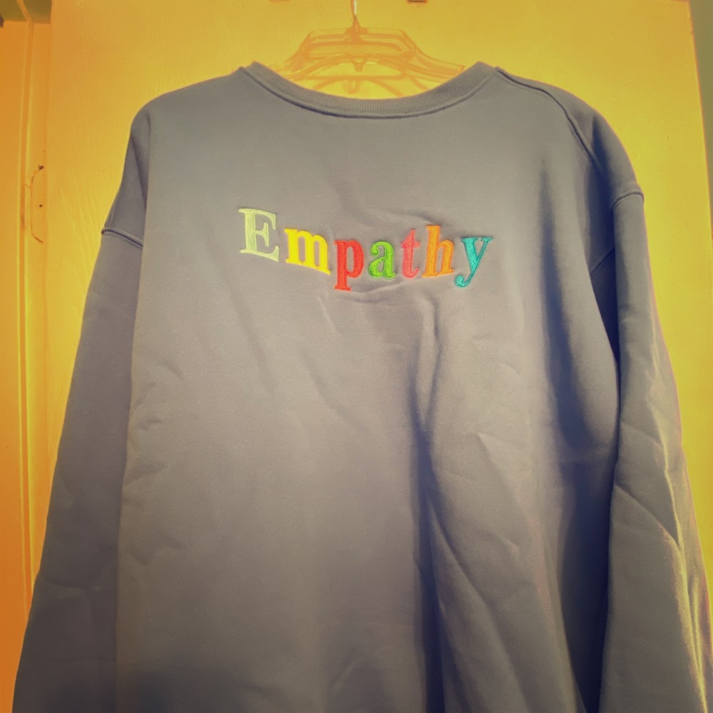 Mayfair group “empathy” sweatshirt
